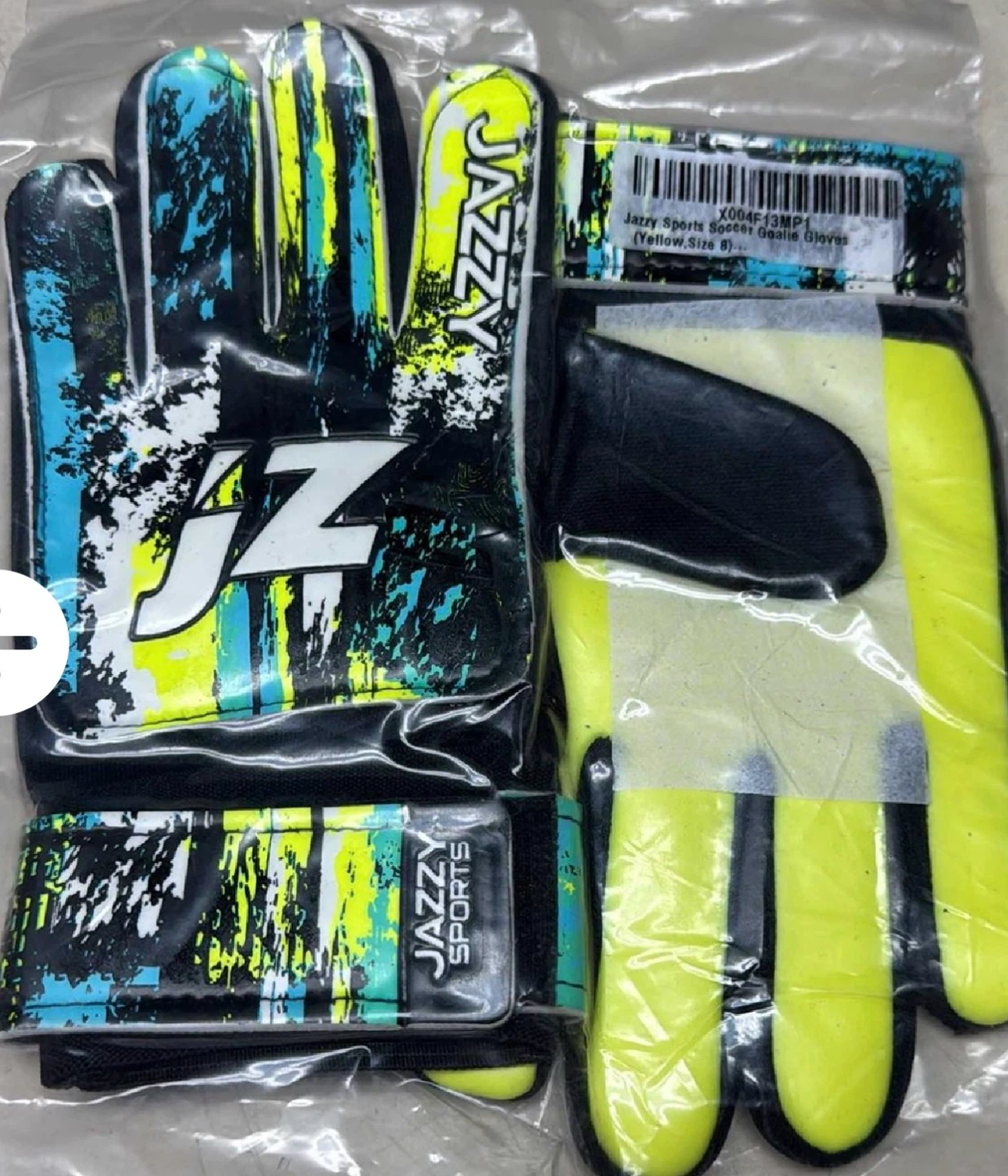 Jazzy Sports Goalie Gloves Size 8 - photo 2