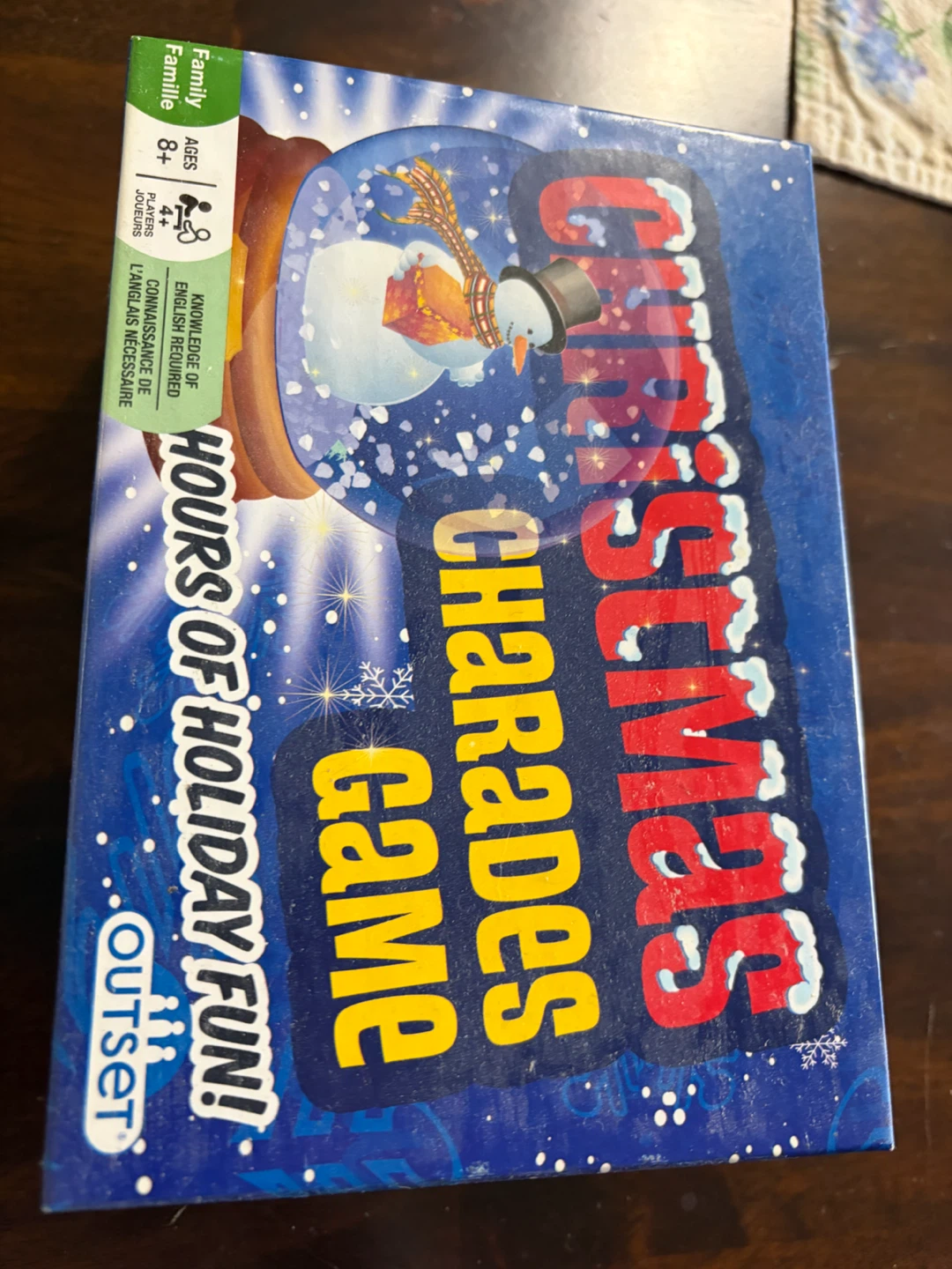 Outset Christmas Charades Game