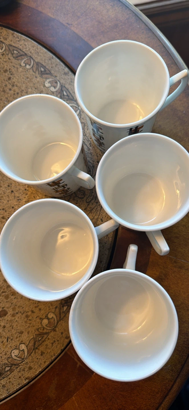 Vintage Set of 5 Elizabethan Fine Bone China Mugs - photo 3