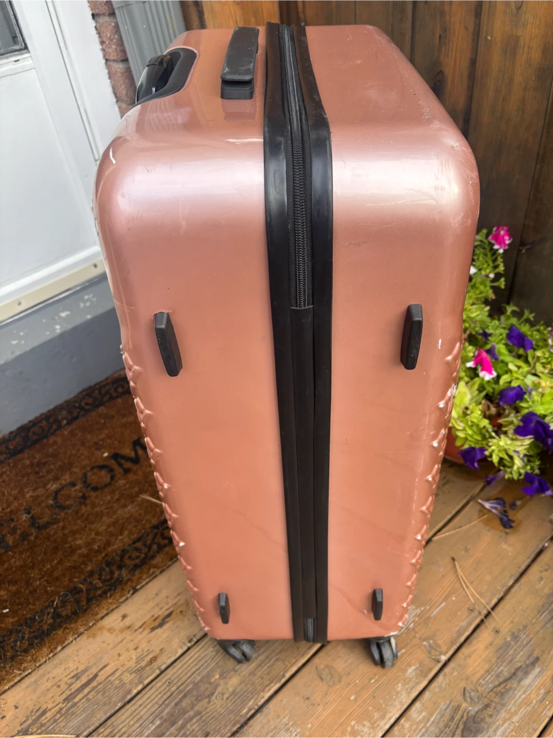 Vince Camuto Rose Gold Hardside Spinner Luggage - photo 5