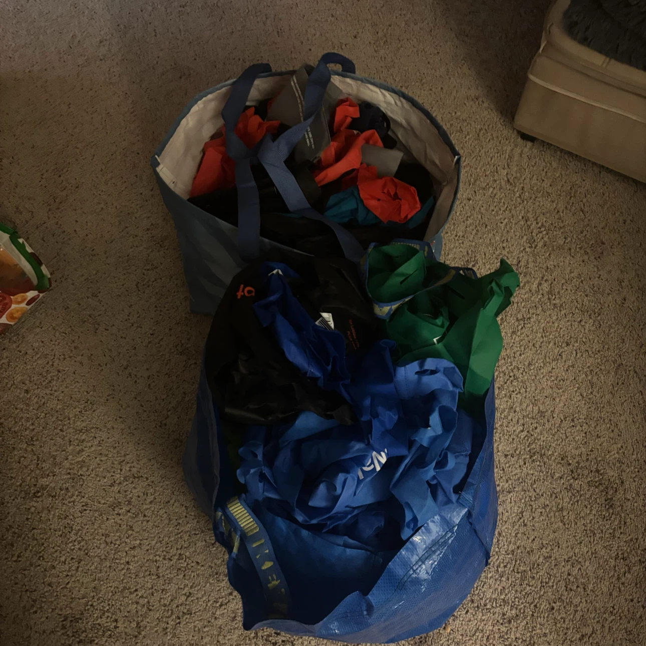 Large Blue IKEA FRAKTA Shopping Bags