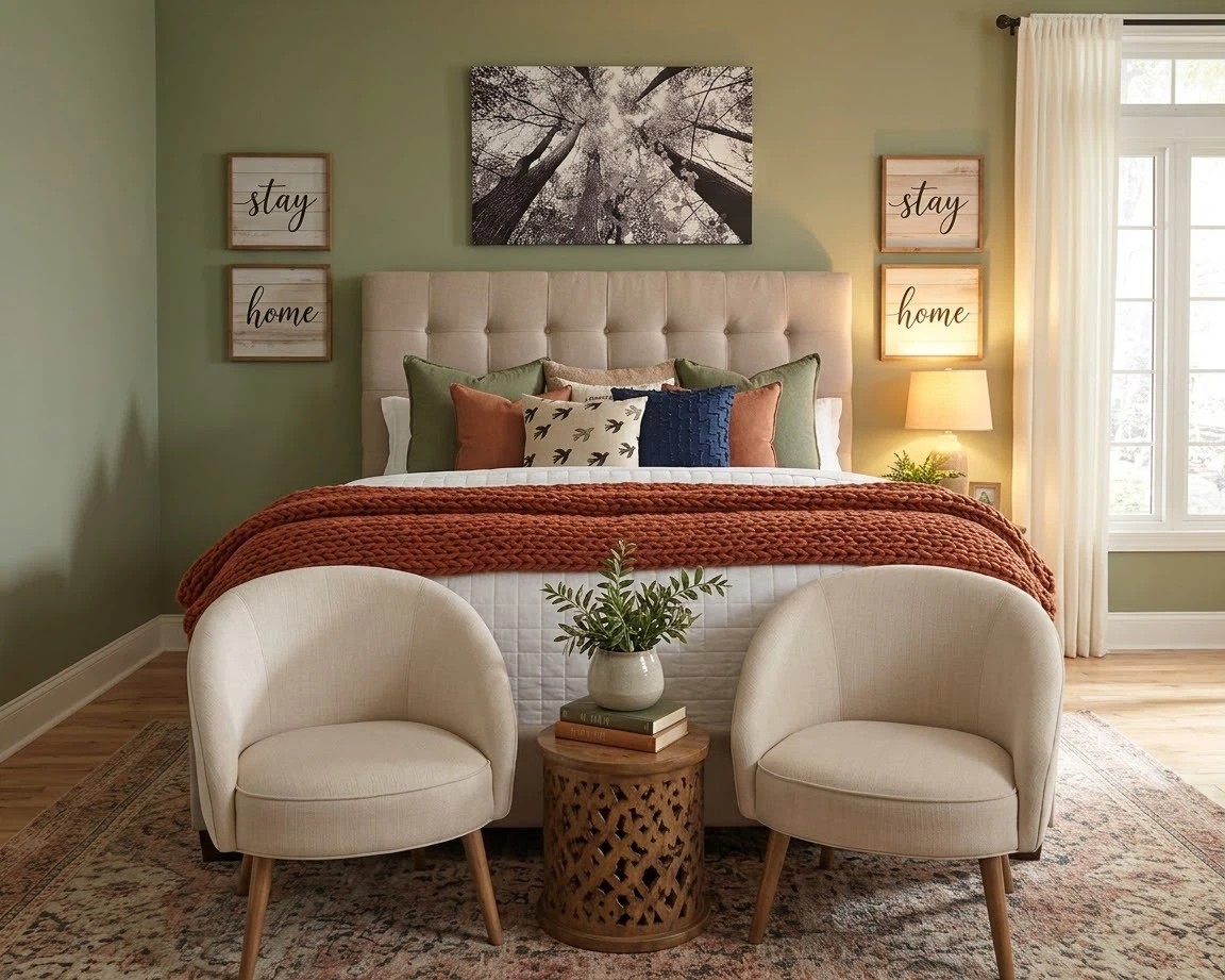 Tufted Fabric Bed Frame Queen - photo 2