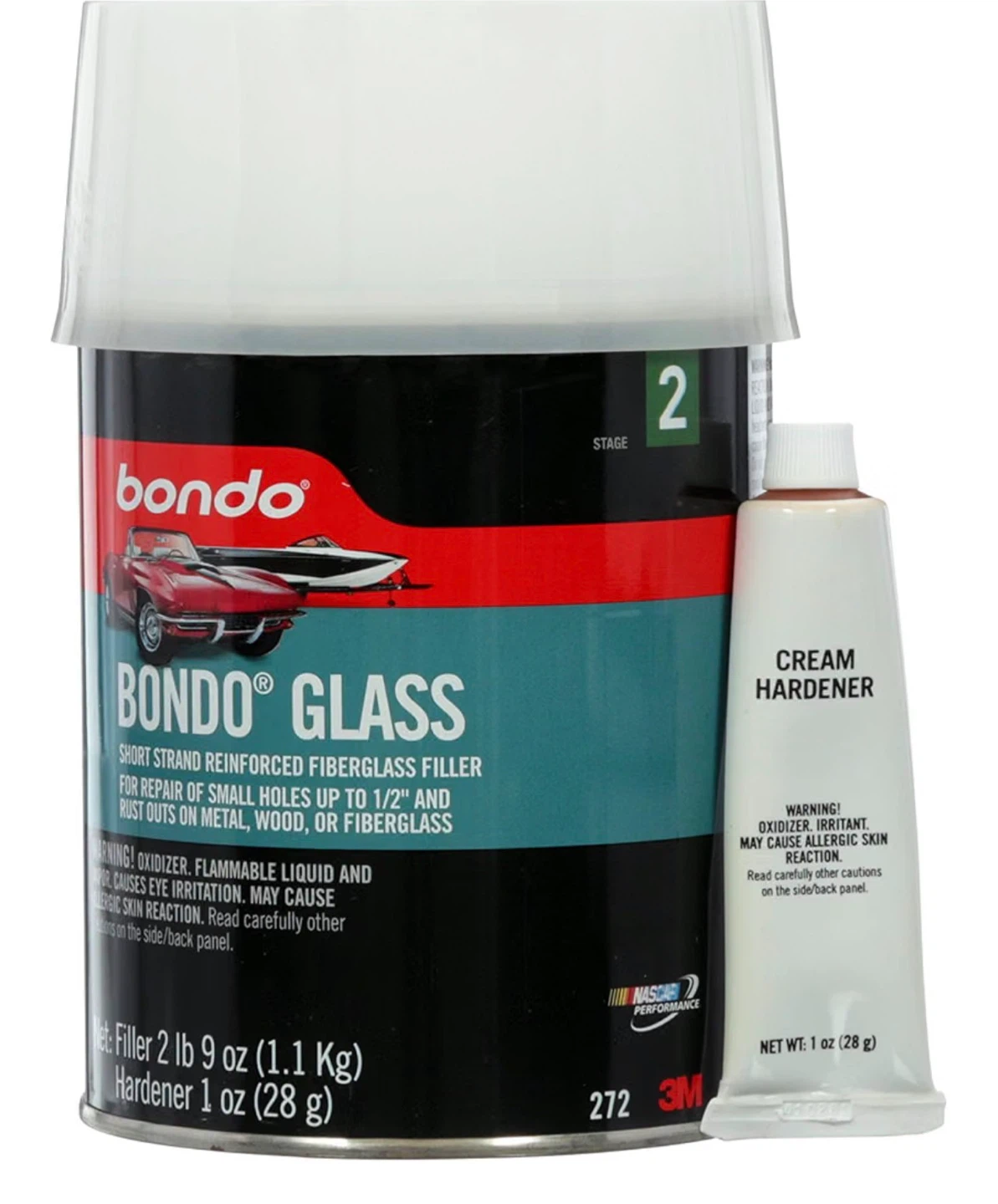 Bondo Glass Short Strand Fiberglass Filler Kit