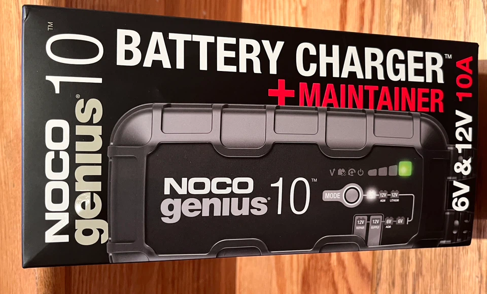 NOCO Genius 10 Battery Charger & Maintainer 6V & 12V 10A