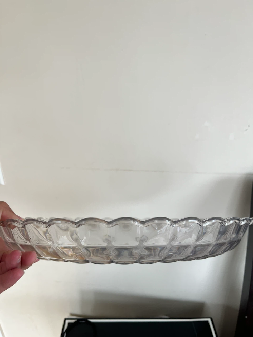 Clear Scalloped Serving Platter - photo 2