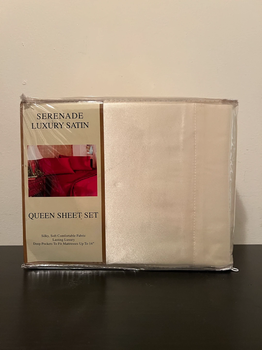 Serenade Luxury Satin Queen Sheet Set