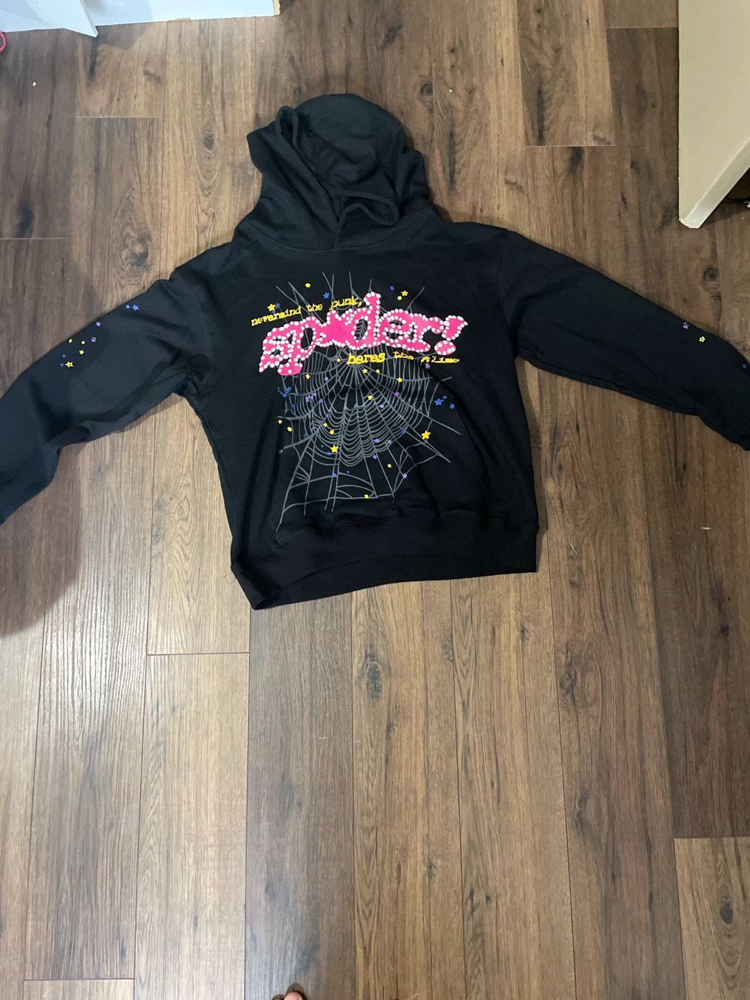 Balck sp5der hoodie