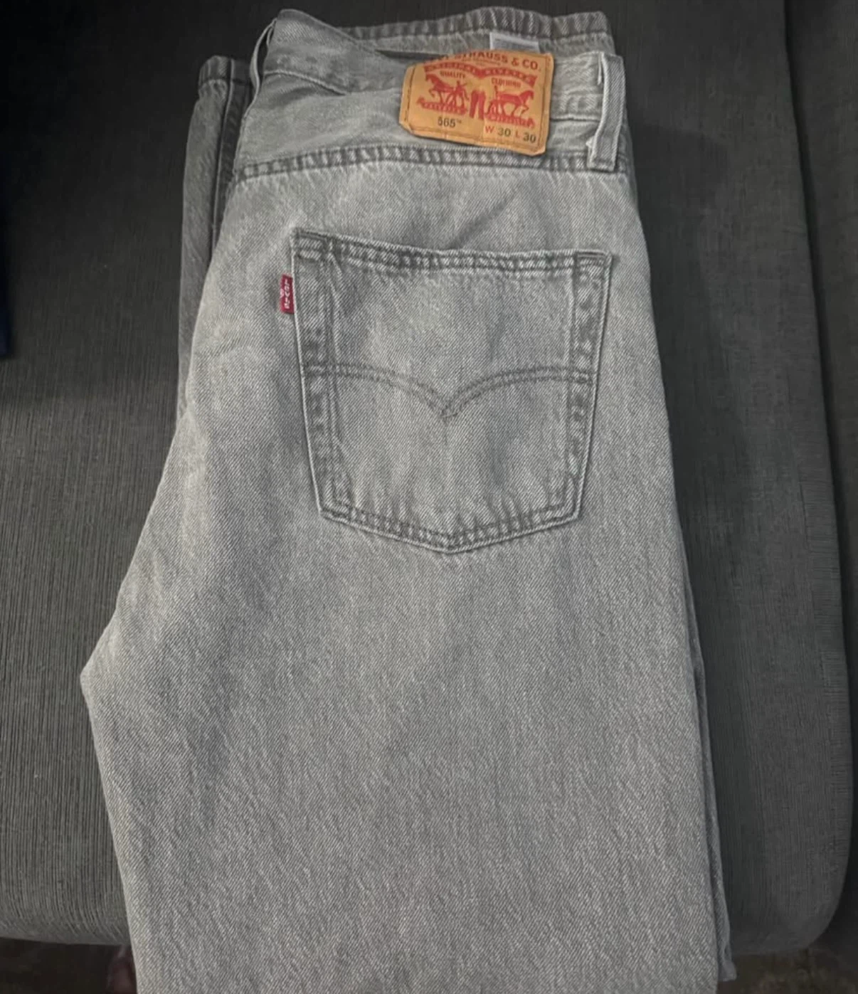 Levi's 505 Grey Wash Jeans