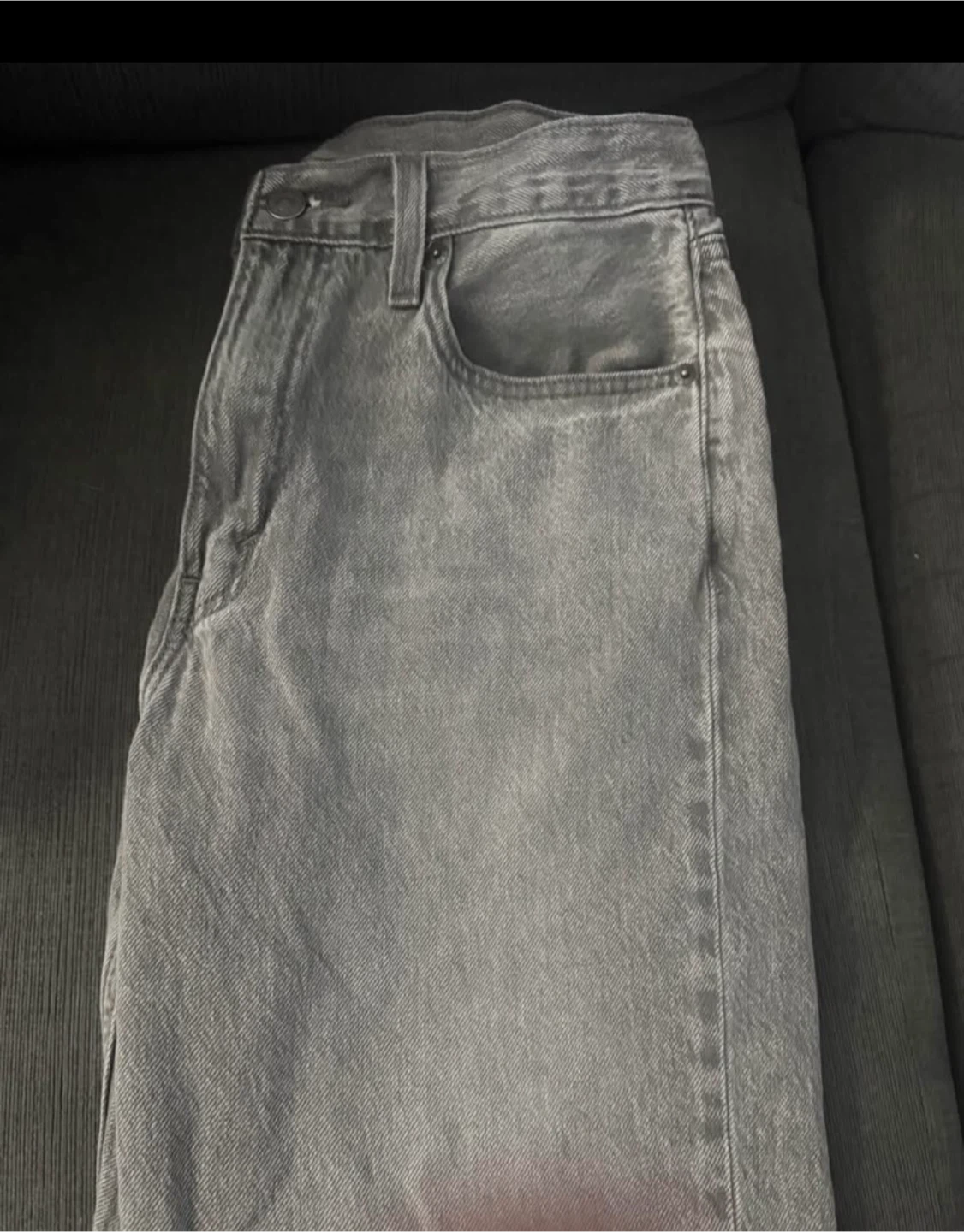 Levi's 505 Grey Wash Jeans - photo 2