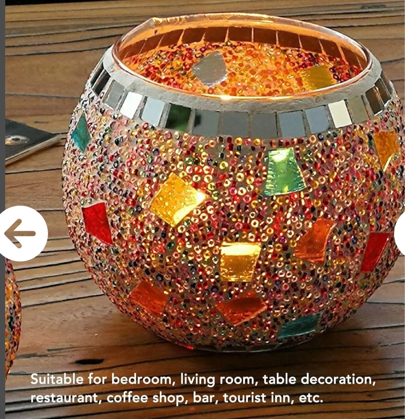 Mosaic Candle Holder Votive