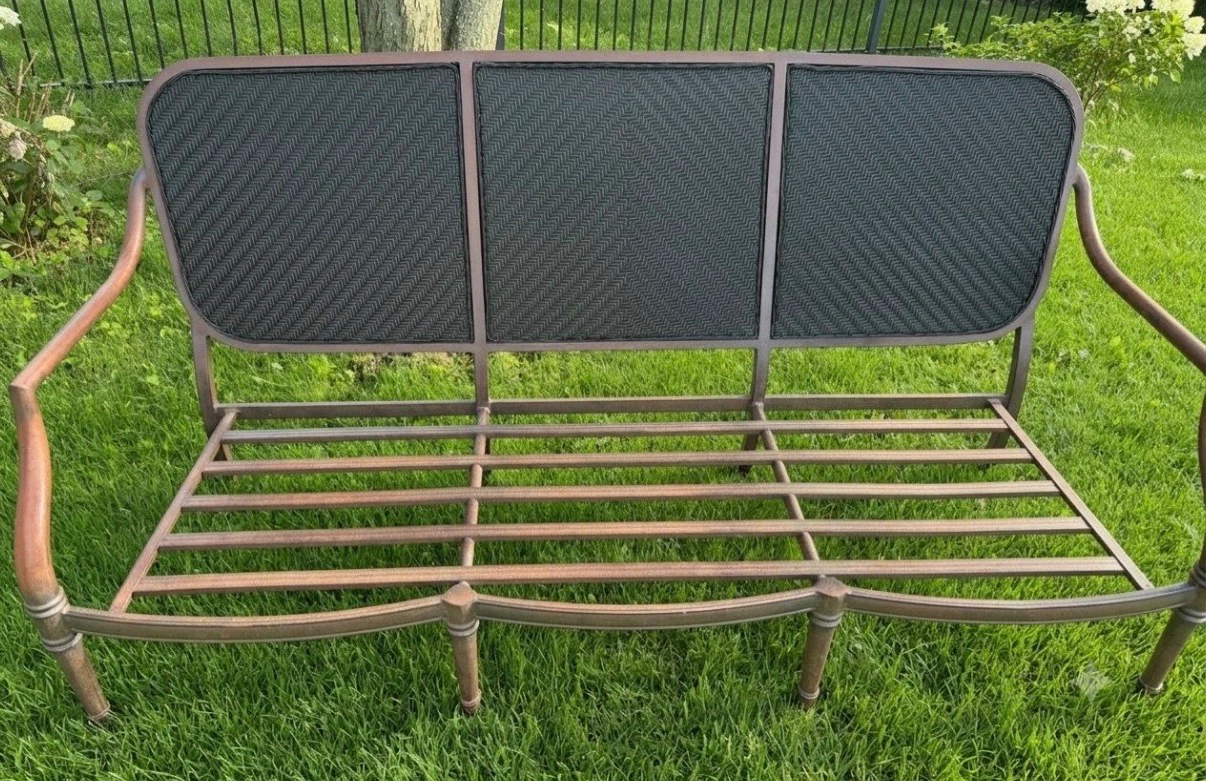 Metal outdoor sofa and lounge set - photo 2