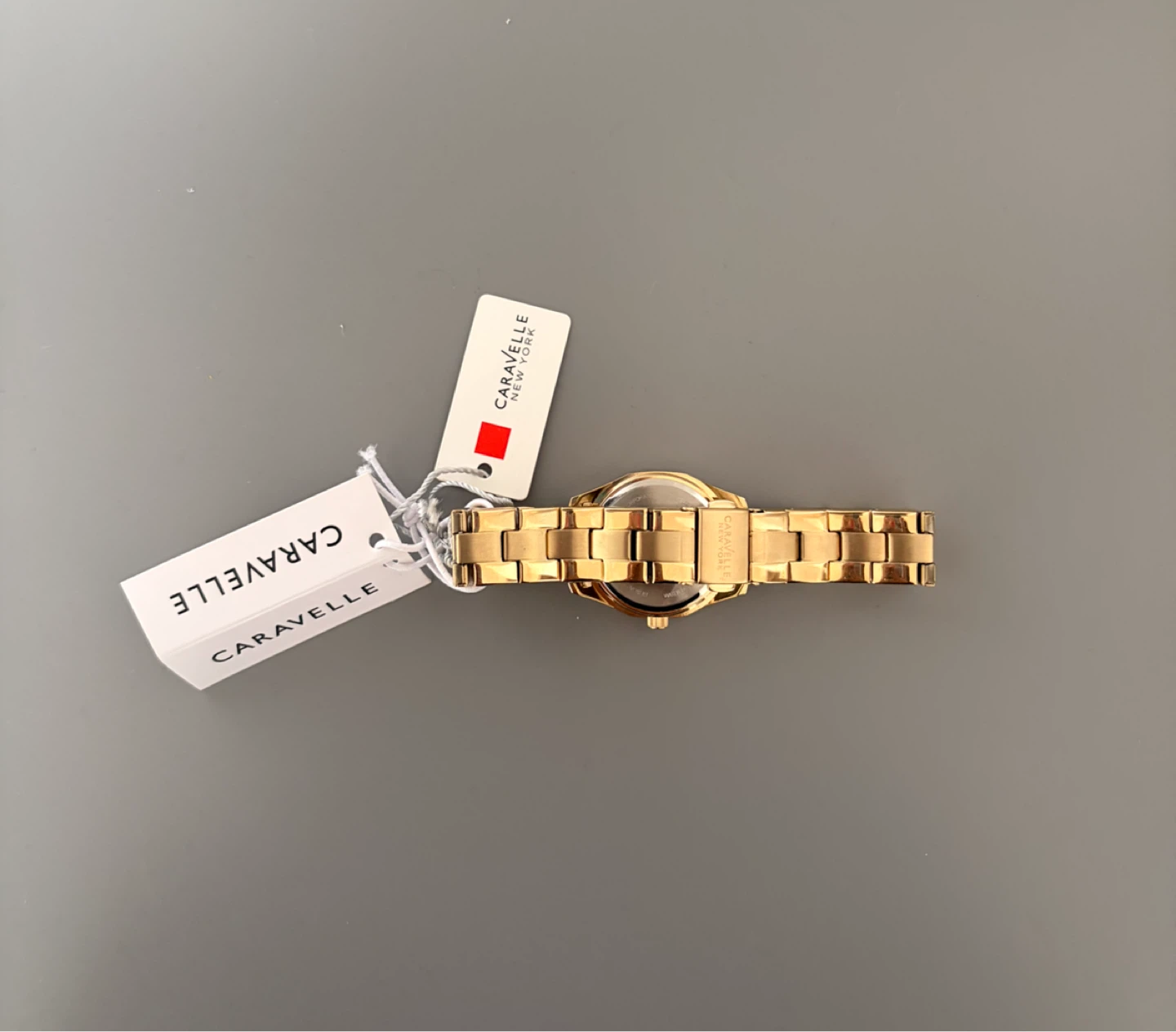 GOLD Caravelle New York Gold Tone Watch with Teal Dial - photo 2