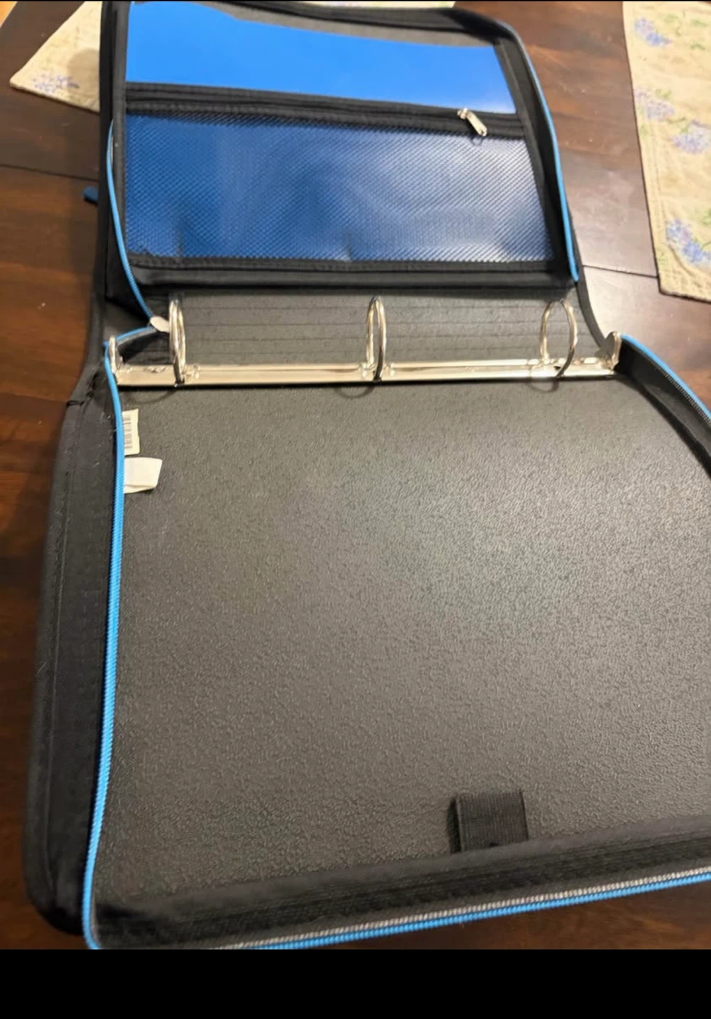 Zwipes Blue Zippered Binder - photo 2