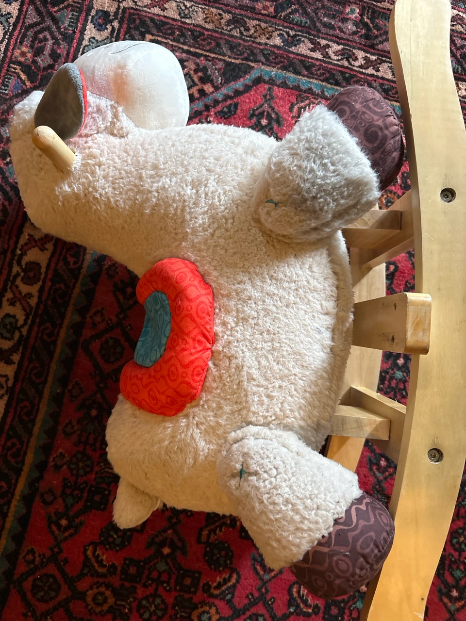 Plush Sheep Rocking Horse - photo 3