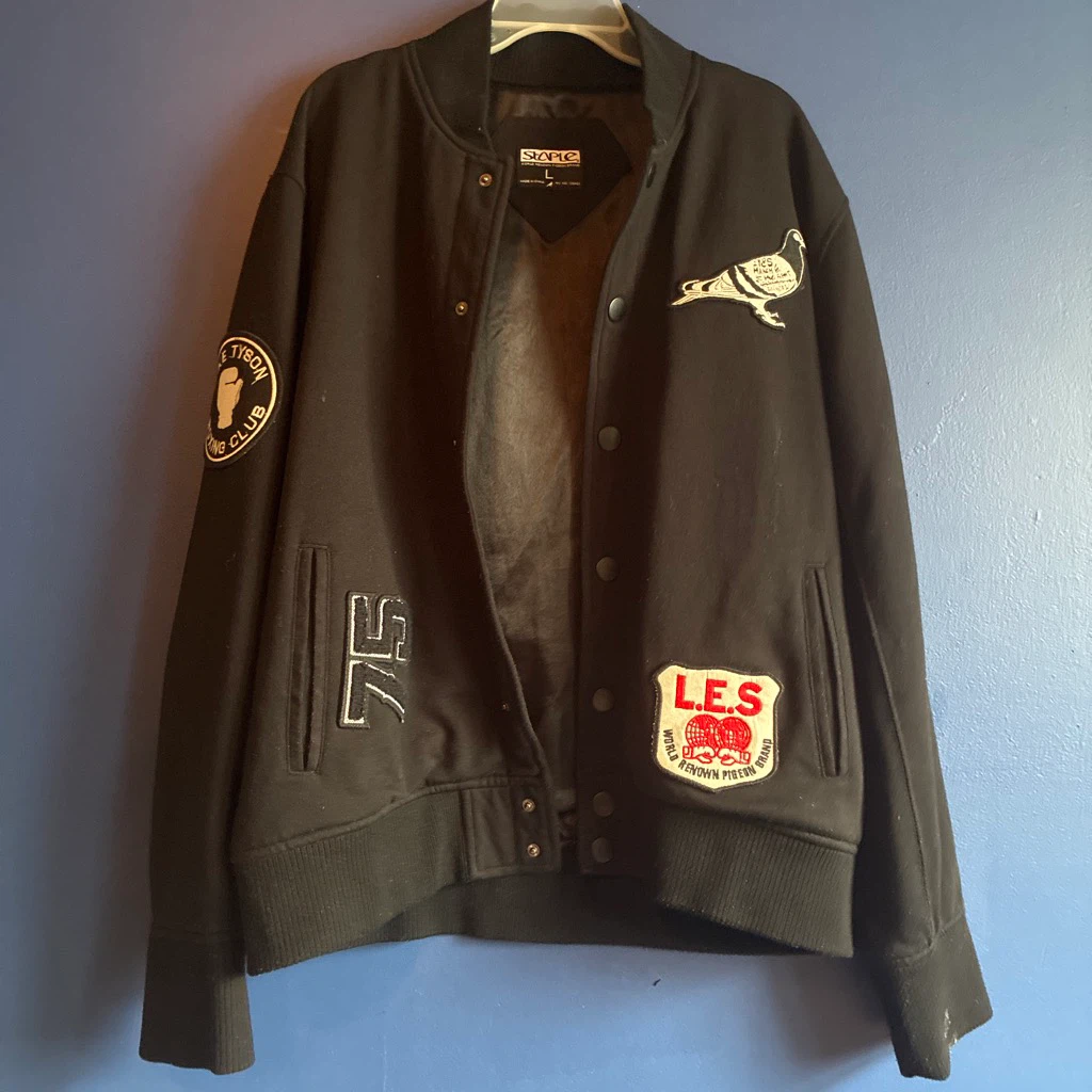 Staple "World Champion Pigeon Brand" Bomber Jacket