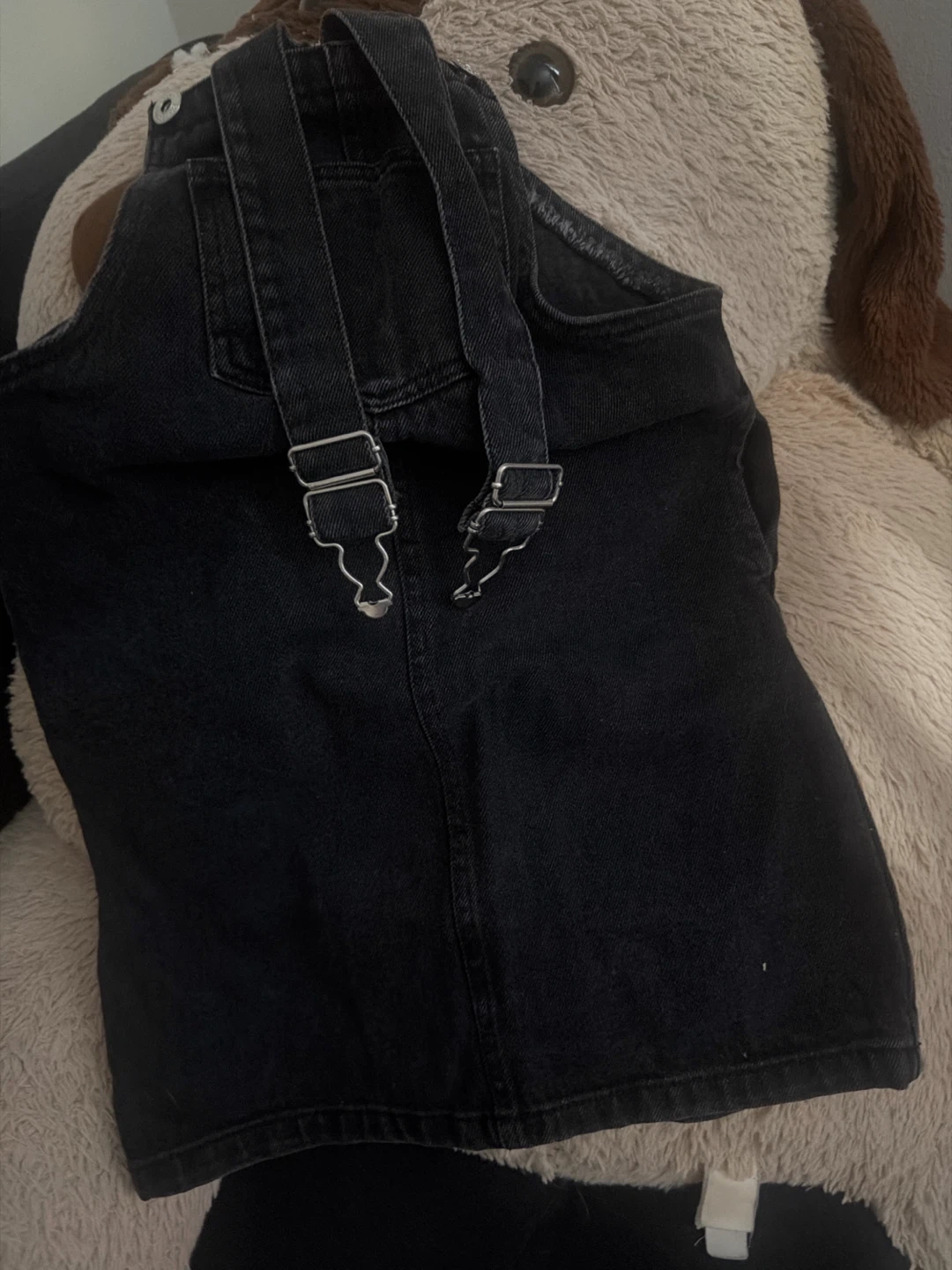 George Black Denim Pinafore Dress