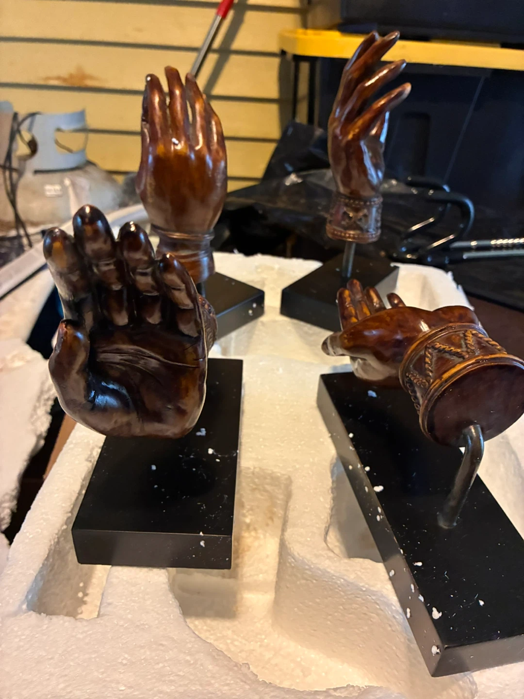 Decorative Hand Sculptures Set of 4 - photo 2
