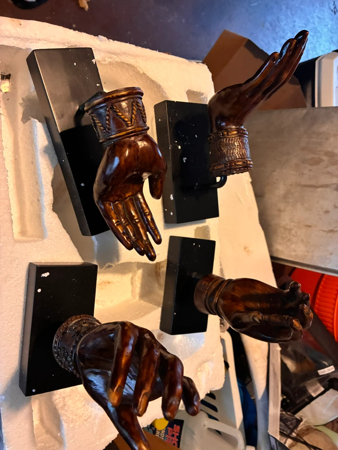 Decorative Hand Sculptures Set of 4 - photo 3