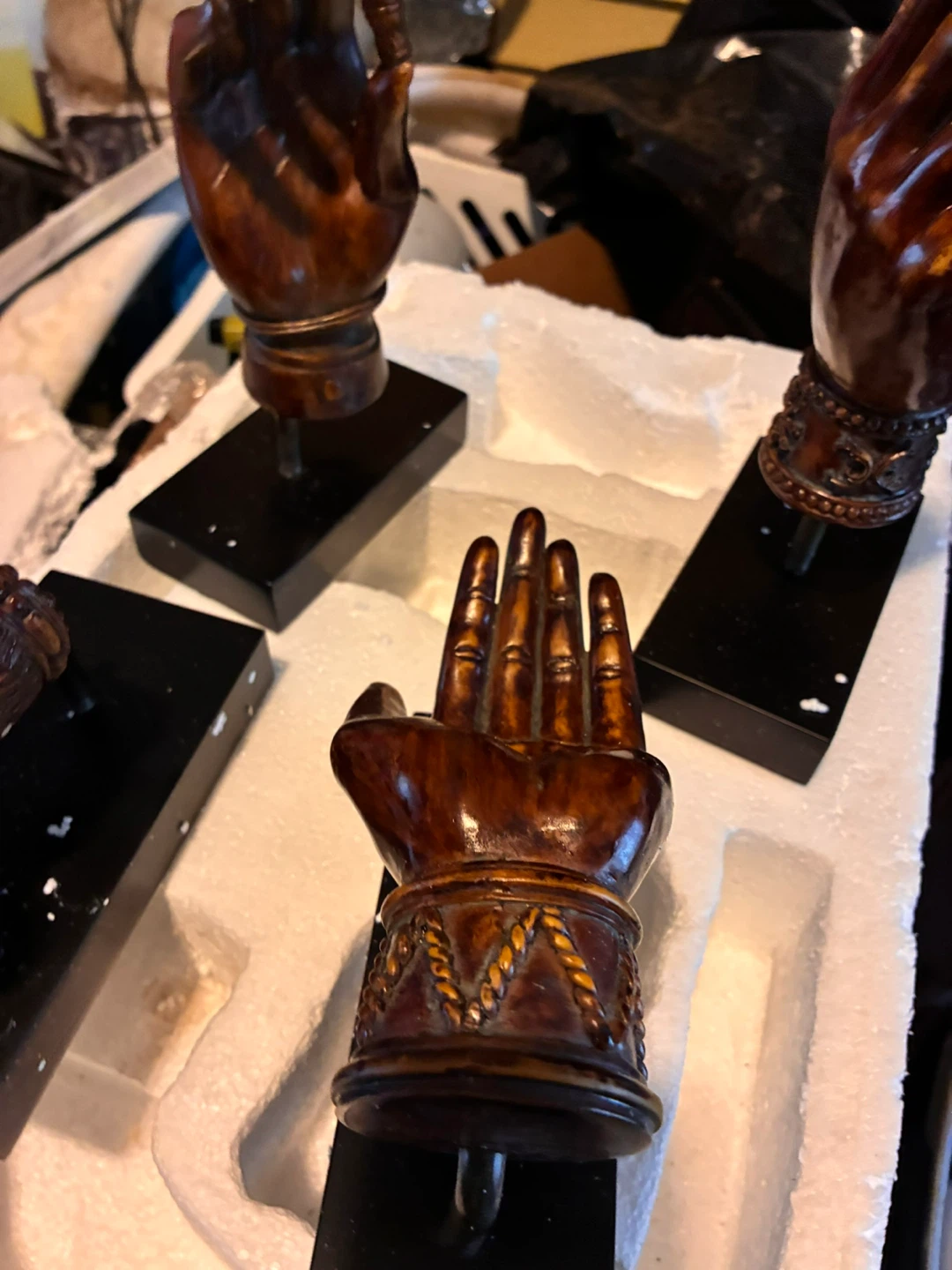 Decorative Hand Sculptures Set of 4 - photo 4