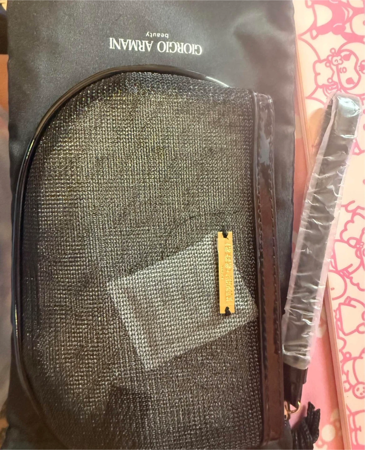 Giorgio Armani Beauty black shimmer pouch - photo 2