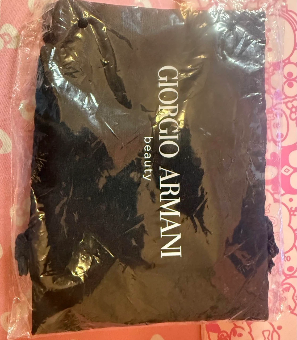 Giorgio Armani Beauty black shimmer pouch - photo 3