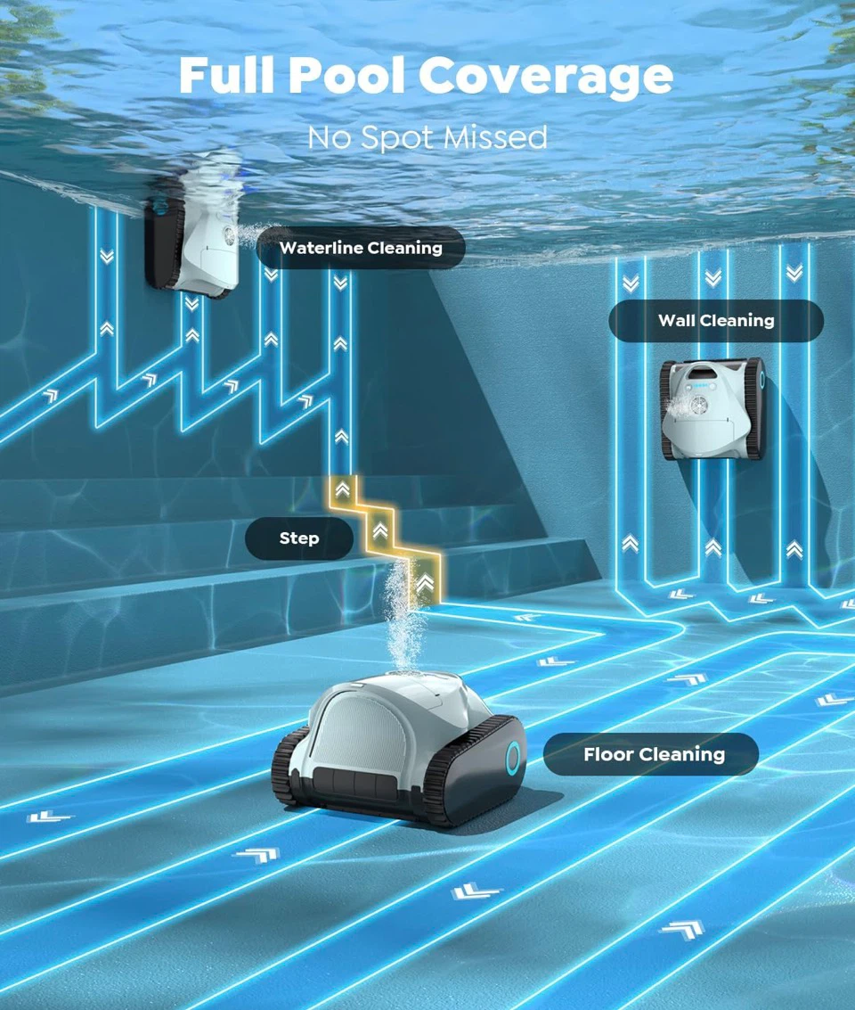TALOSBO C1 Robotic Pool Cleaner - Deep Gray - photo 5