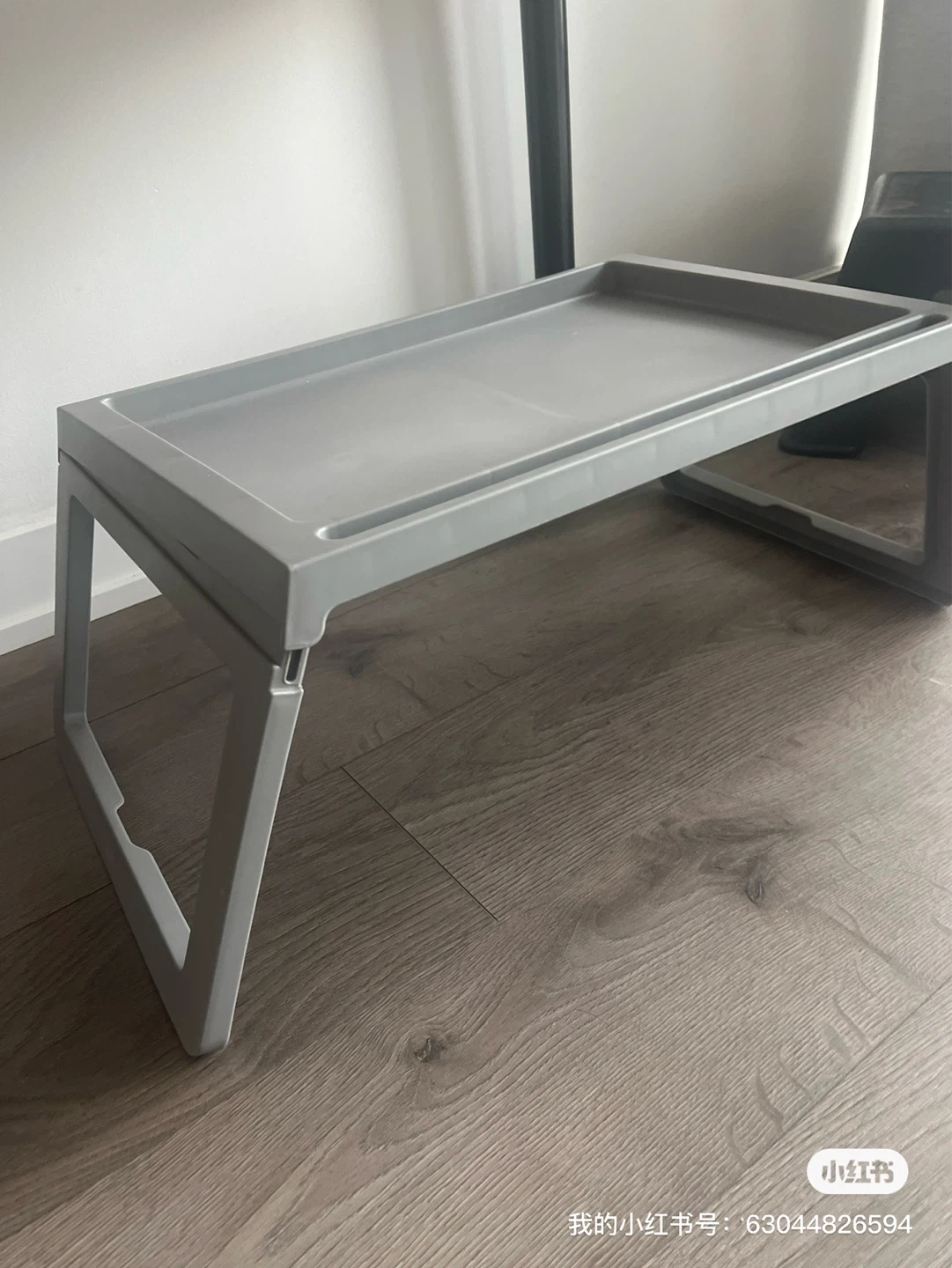 IKEA KLIPSK foldable bed tray / lap desk, grey colour. - photo 2