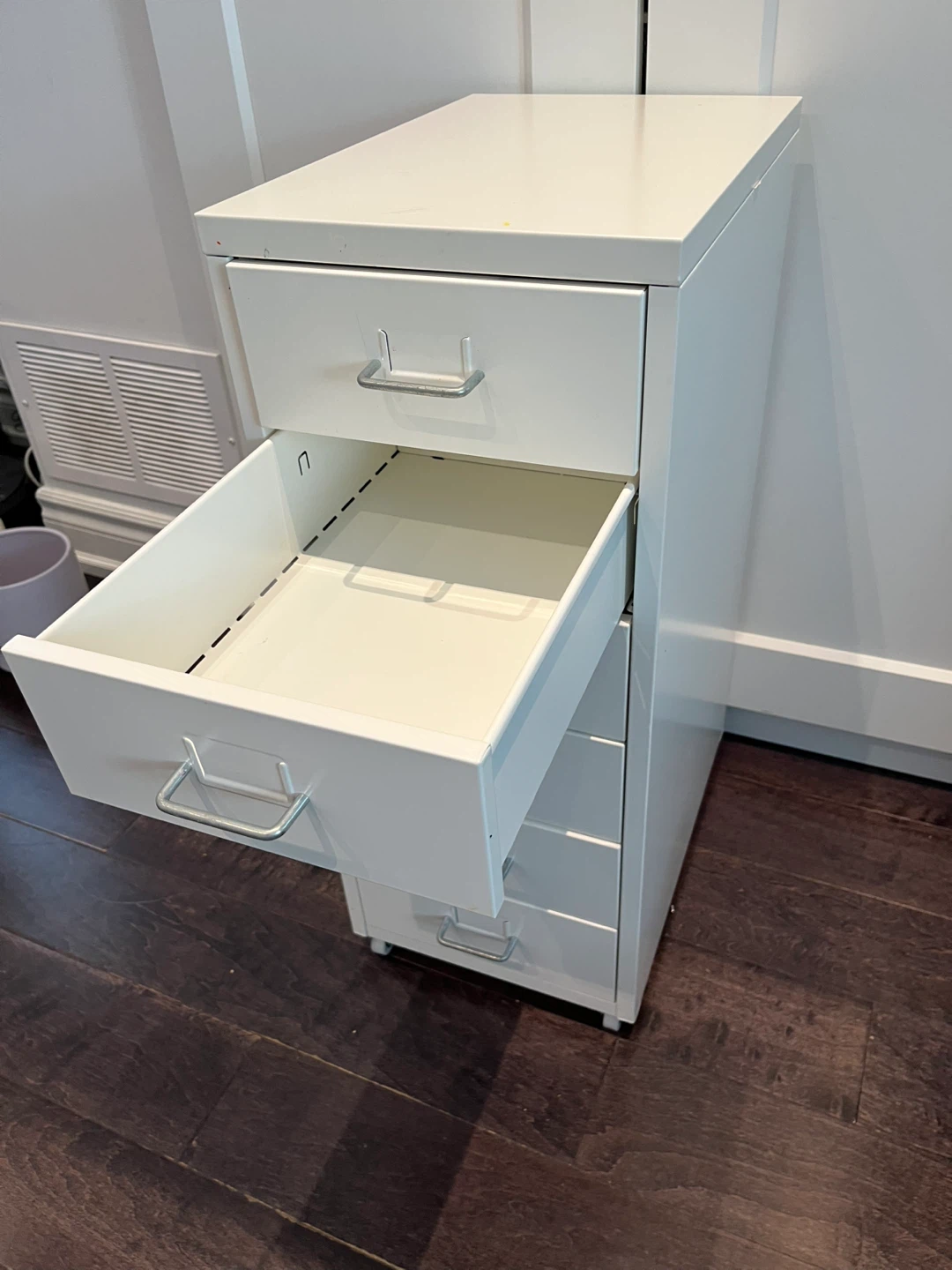 IKEA HELMER 6-Drawer Storage Units — White & Black
