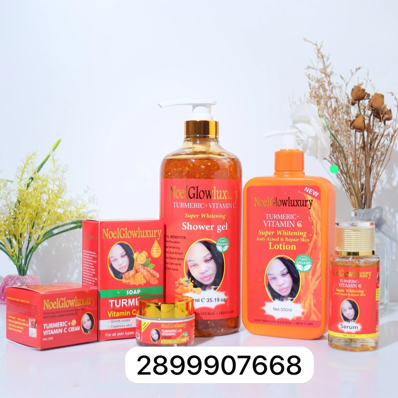 NoelGlowluxury Turmeric + Vitamin C Skincare Set