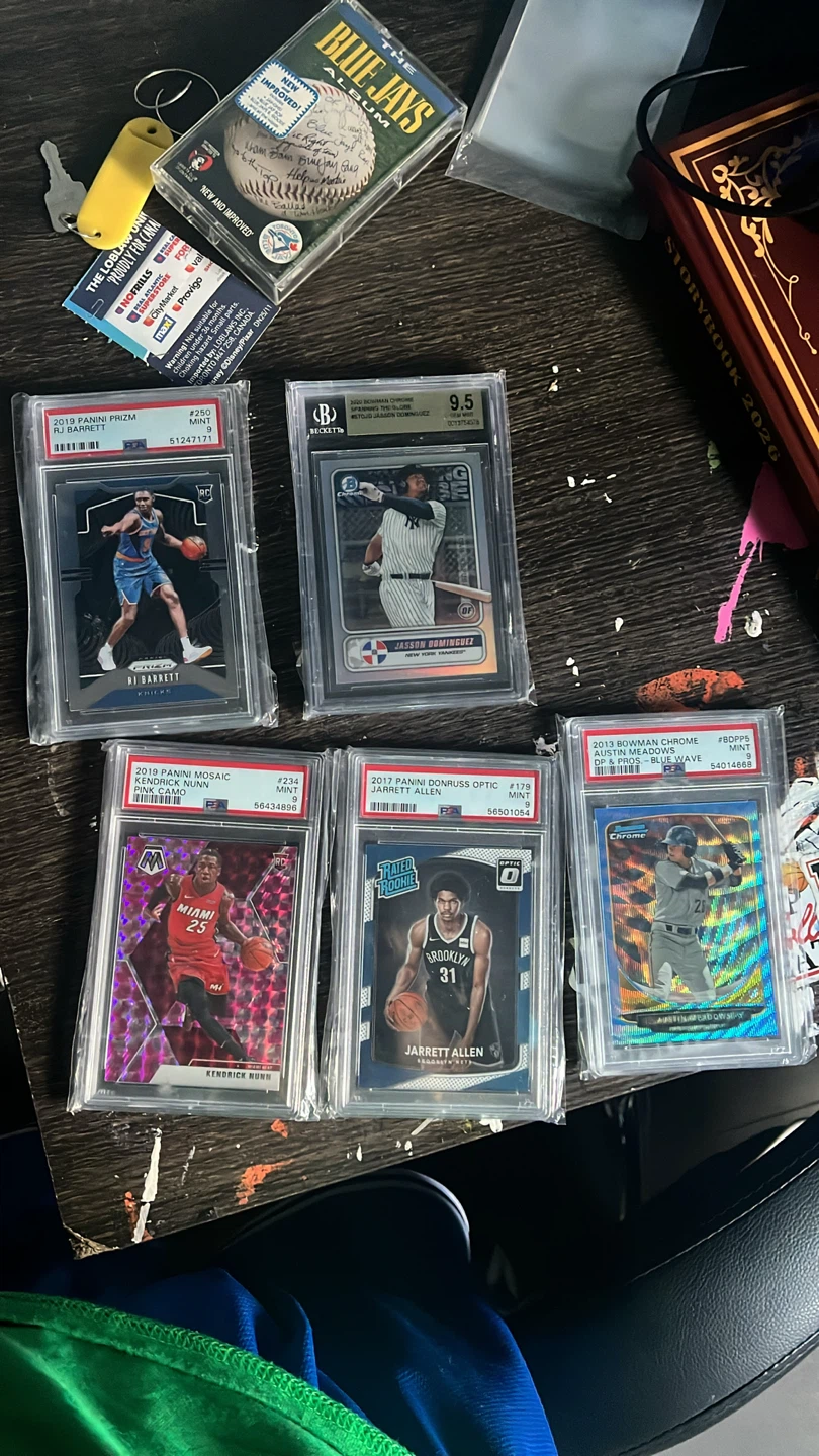 Lot of 5 Graded Sports Cards