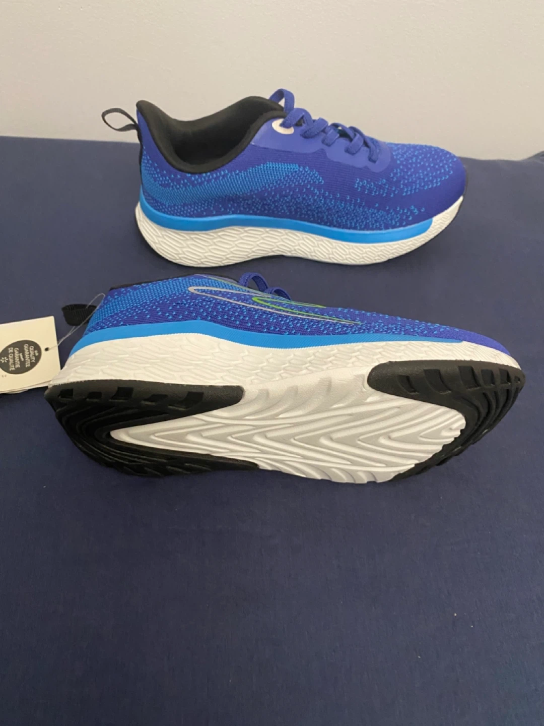 Athletic Works Blue Kids Running Shoes Size 1 - photo 2