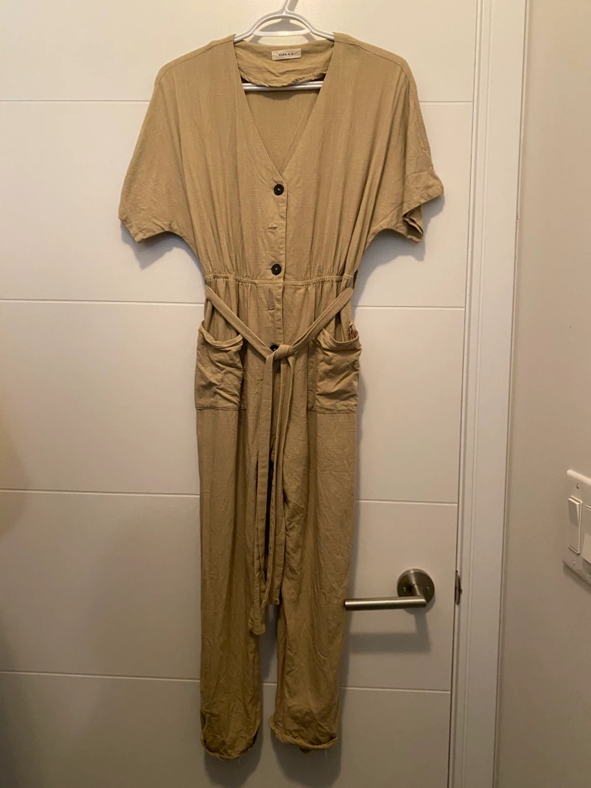 Linen Blend Jumpsuit