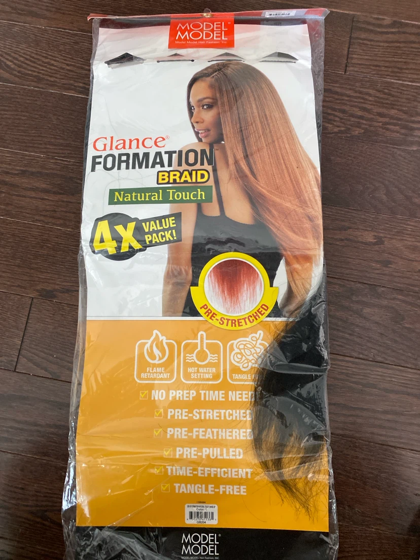 MODEL Glance Formation Pre-Stretched Braid 20" Natural Touch - photo 2