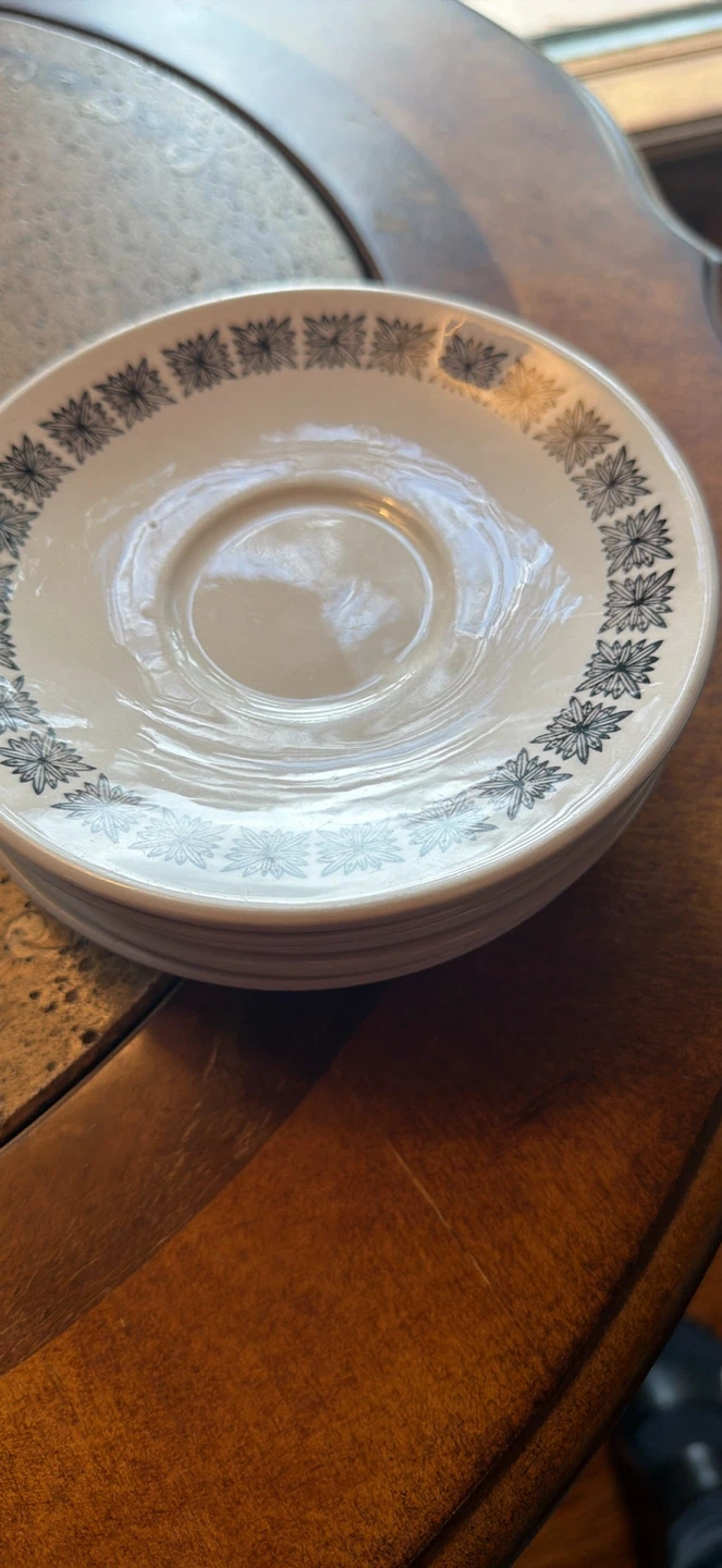 Vintage Ironstone Broadhurst Calypso Saucers
