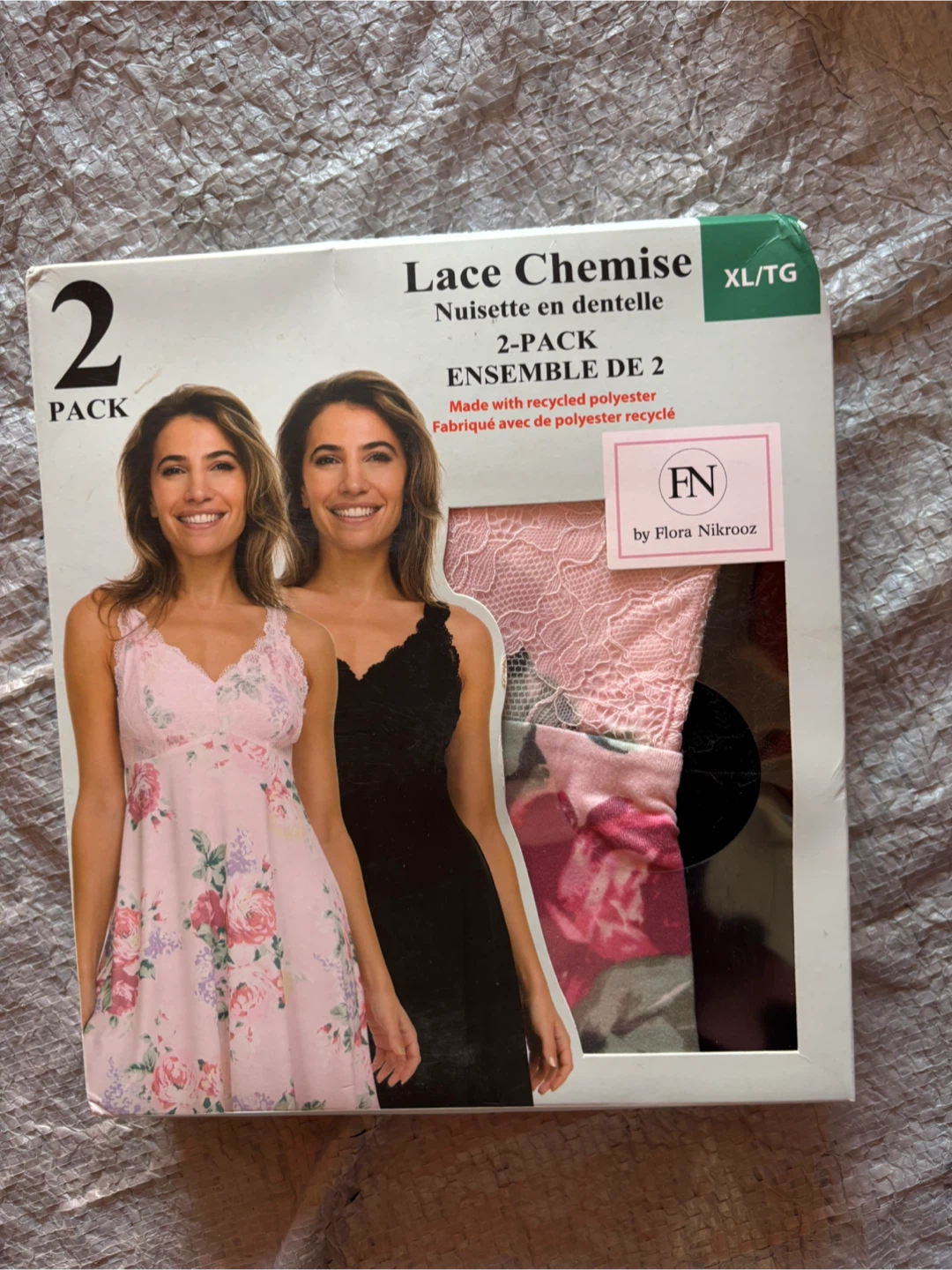 Flora Nikrooz Lace Chemise 2-Pack XL