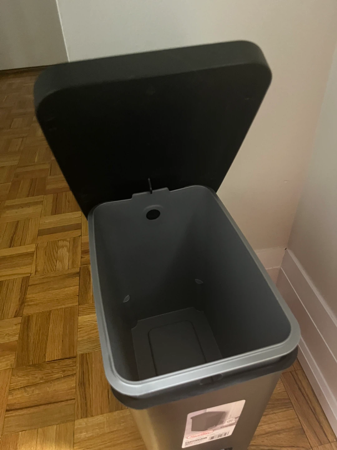Sterilite 10.2L Rectangular Step-on Trashcan with Lid - photo 2