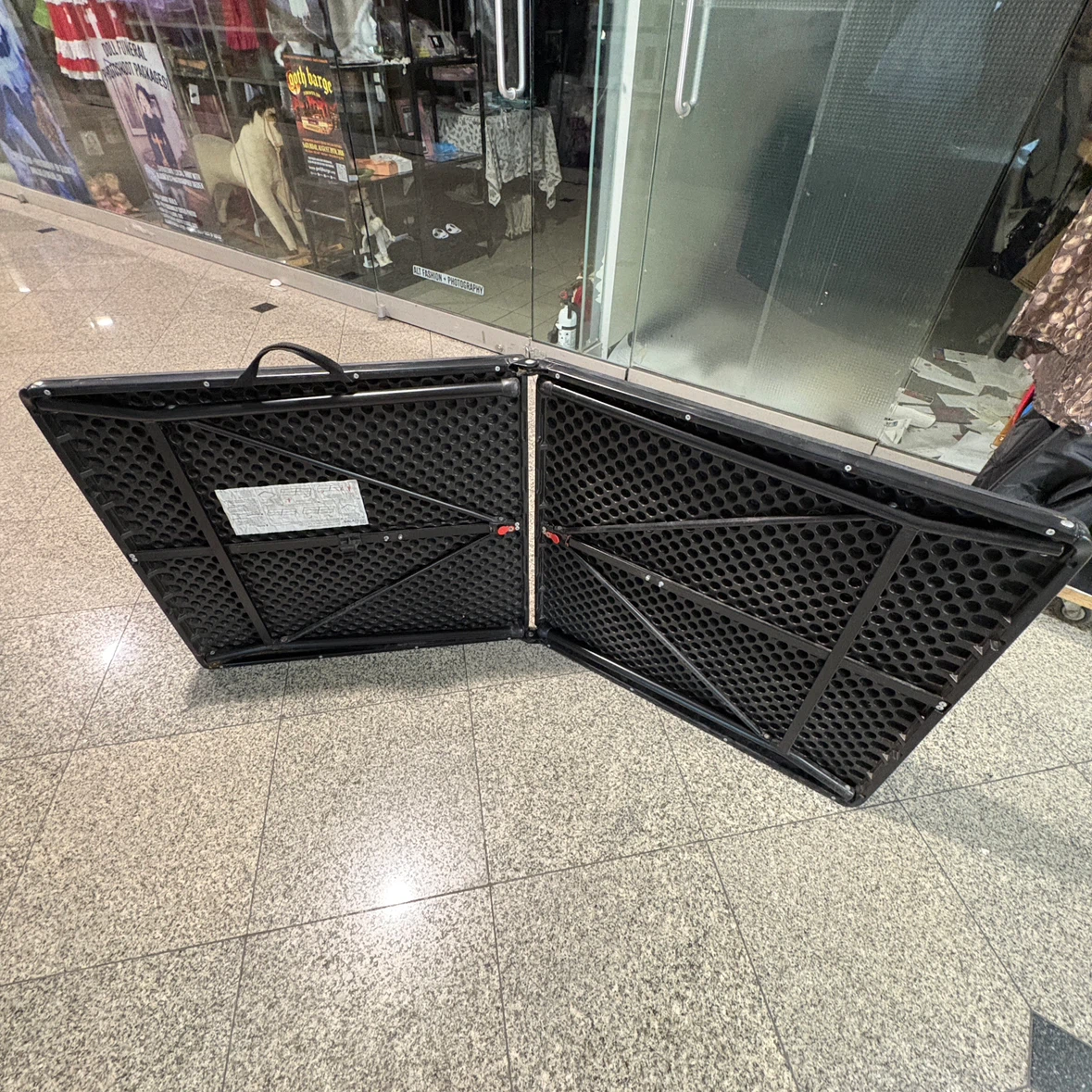 Black Folding Table