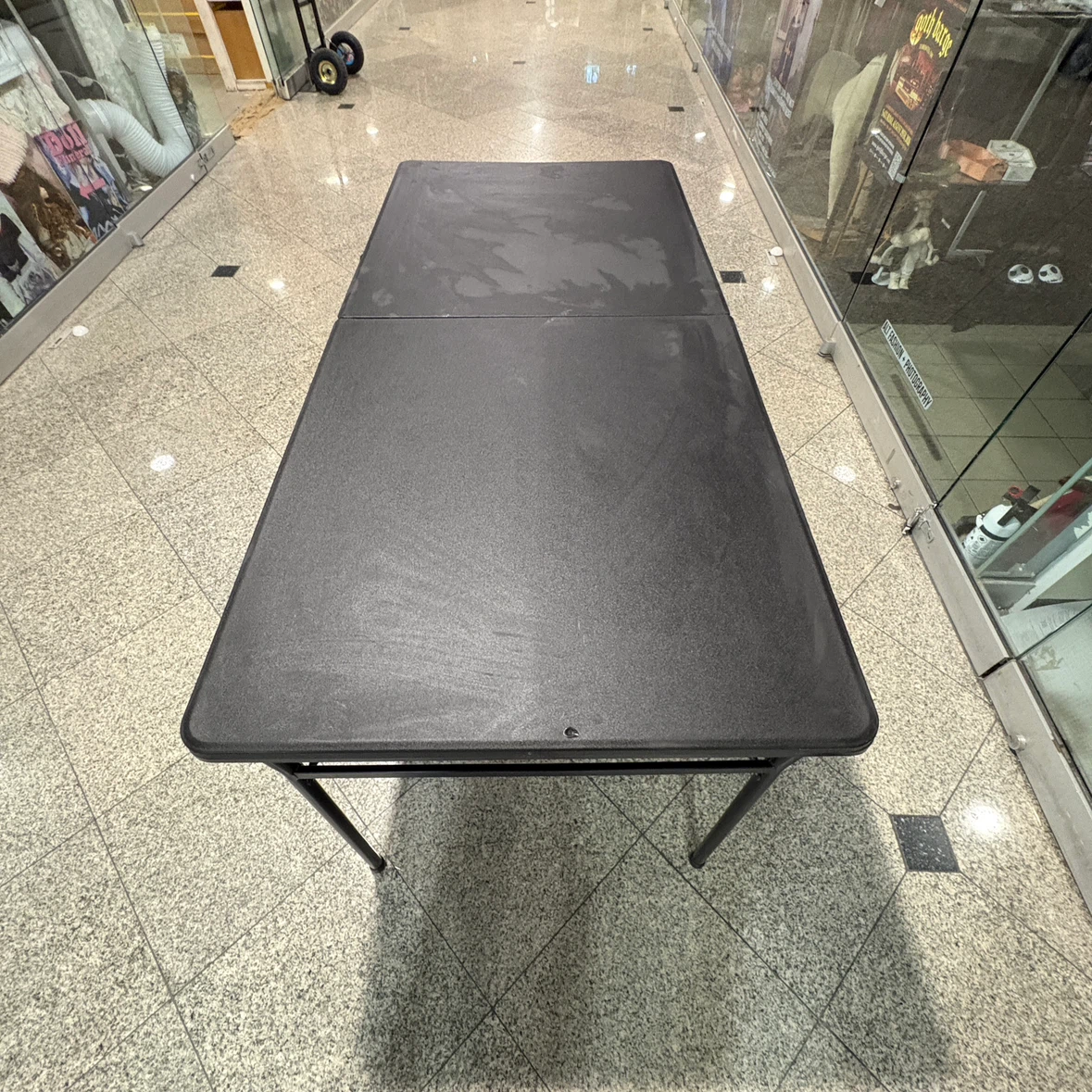 Black Folding Table - photo 2