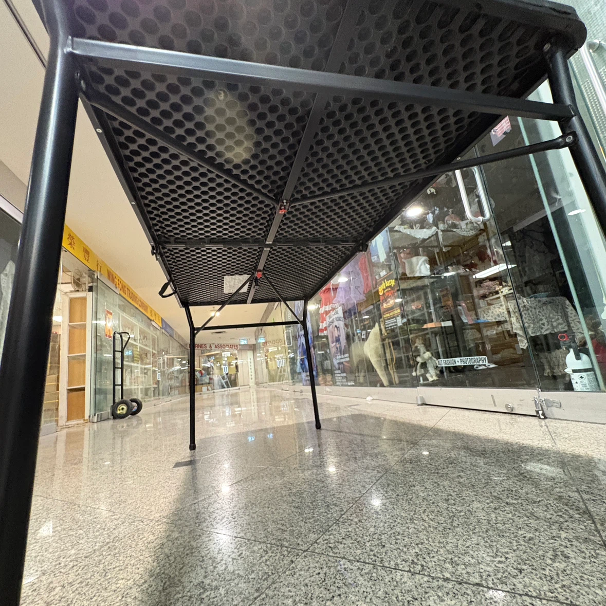 Black Folding Table - photo 4