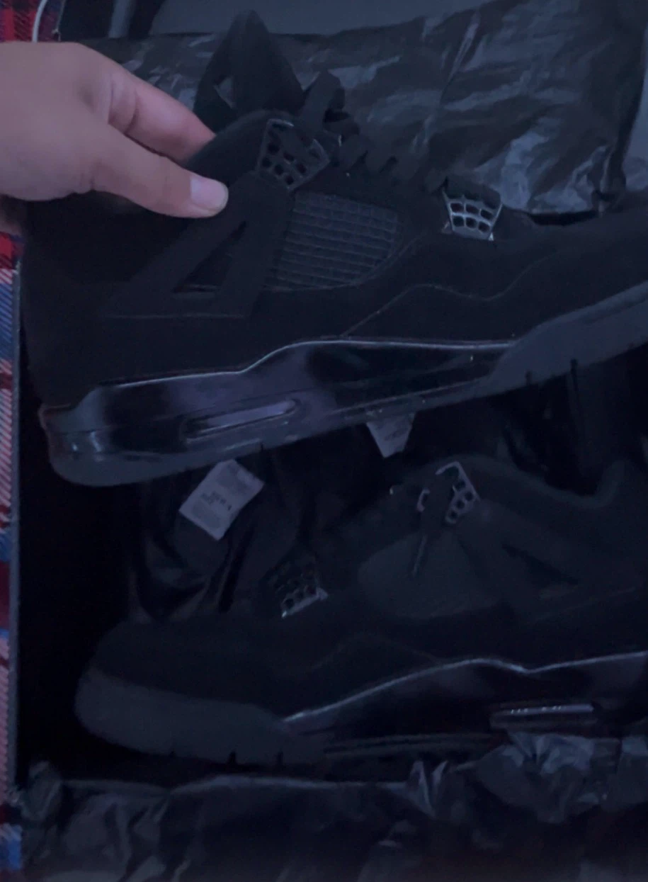 JORDAN 4S BLACK - photo 3