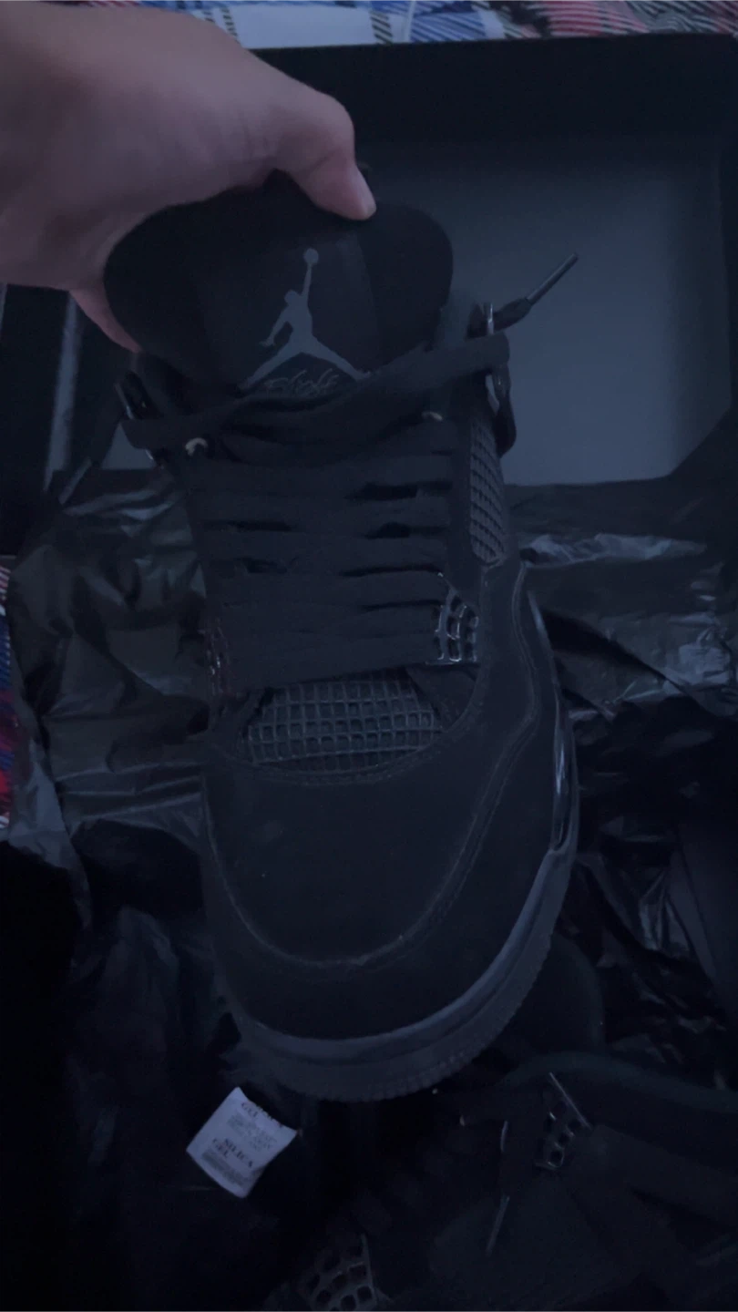 JORDAN 4S BLACK - photo 5