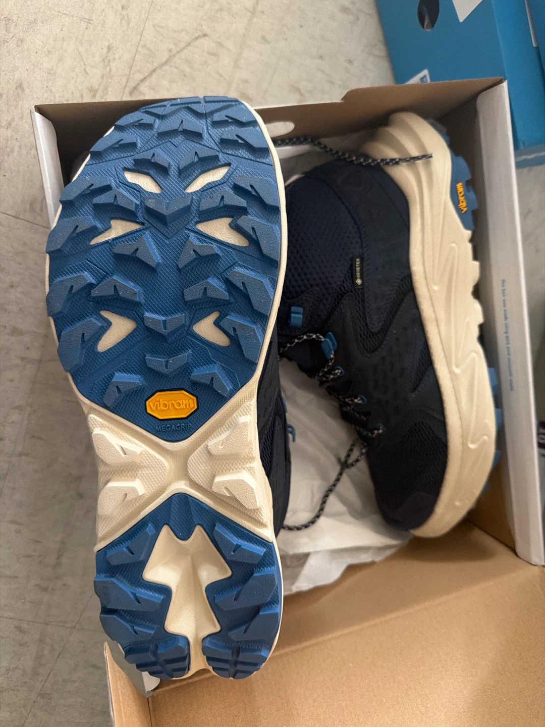 Hoka Anacapa Mid GTX Hiking Boots - Navy/Beige - photo 2