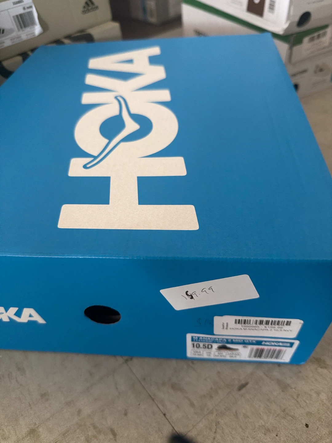 Hoka Anacapa Mid GTX Hiking Boots - Navy/Beige - photo 4