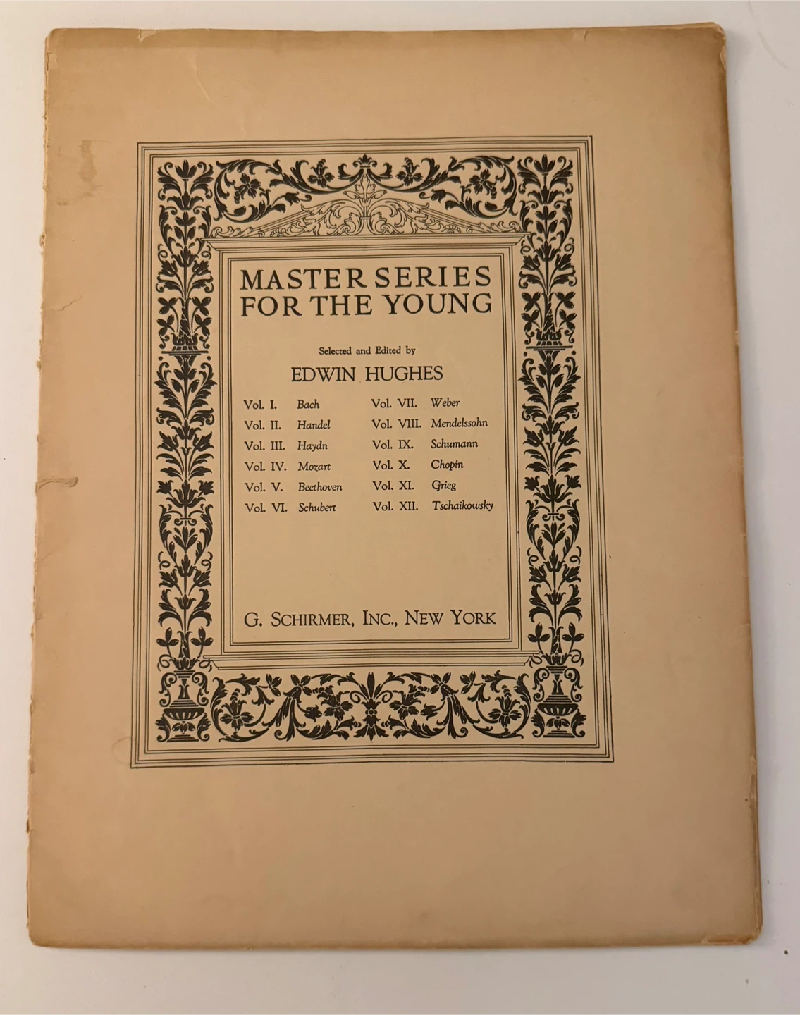 Vintage Classical Sheet Music