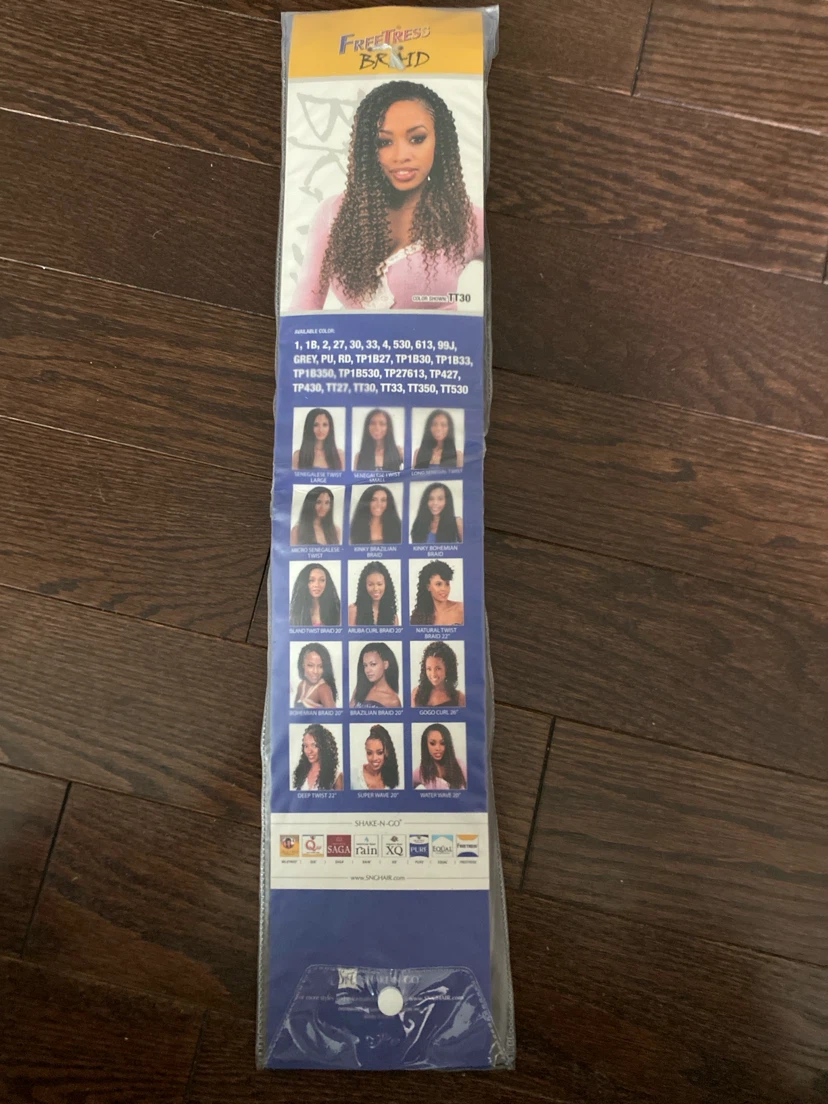 FreeTress Braid Water Wave 22" Crochet Hair - photo 2