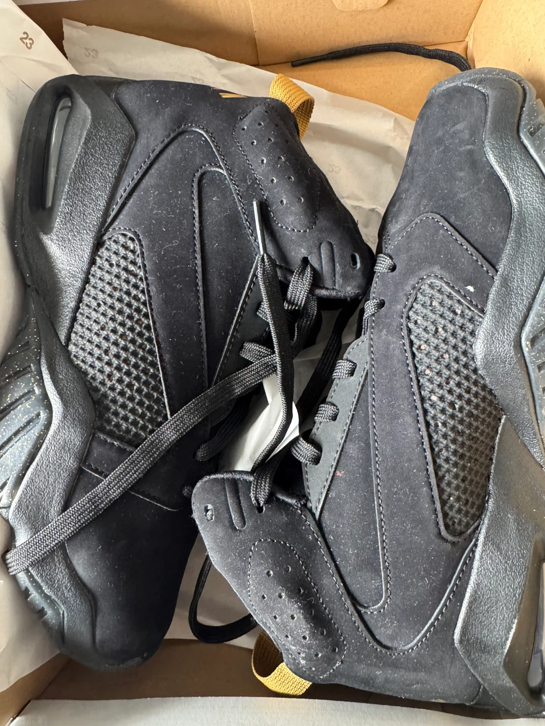 Jordan Lift Off Black/Metallic Gold Shoes