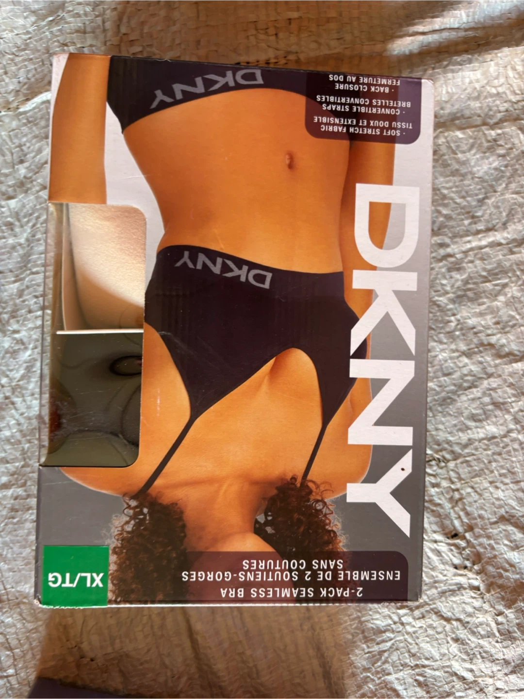 DKNY 2-Pack Seamless Bra XL
