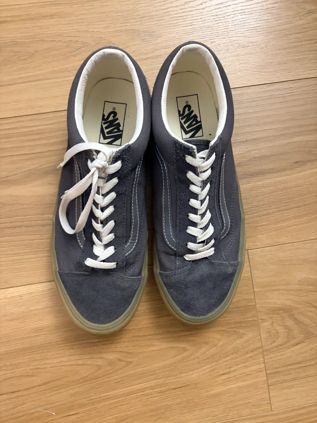 Vans Old Skool Grey Suede Sneakers - photo 2