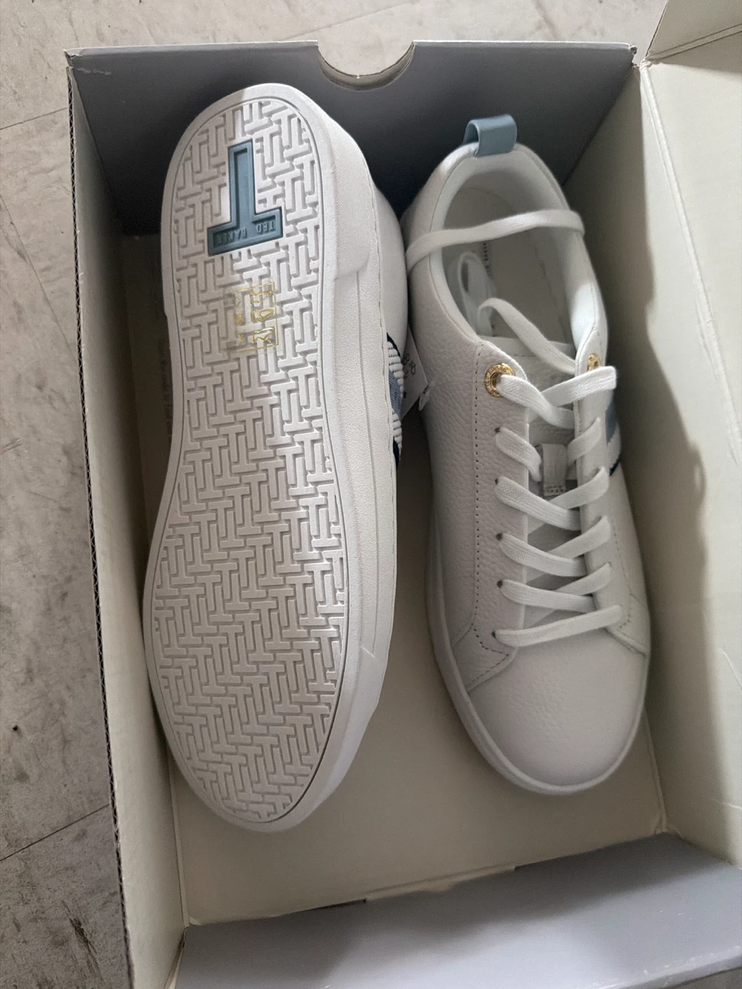 Ted Baker White Sneakers Size 7,8 - photo 2