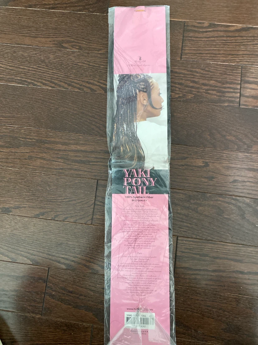Yaki Ponytail Hair Extension - Black - photo 2